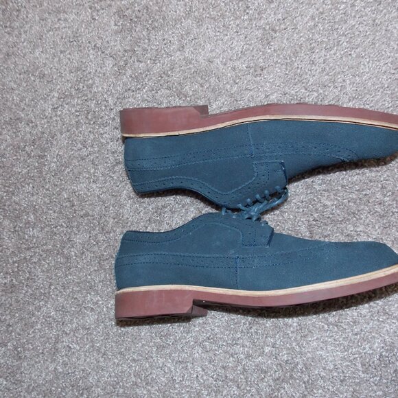 Land's End Blue Suede Oxford Size 10 - Picture 9 of 11